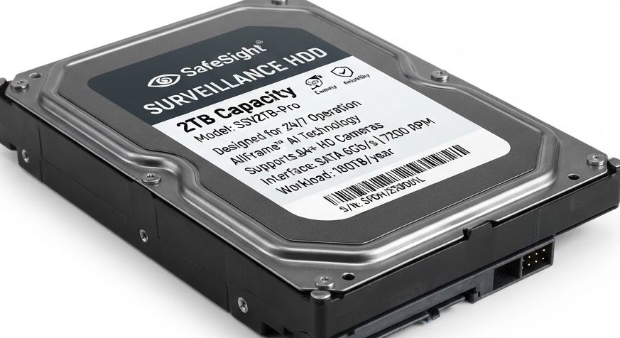 2TB Surveillance Hard Drive — detail view