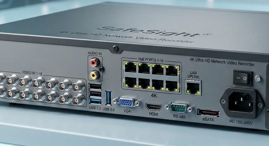 4K Ultra HD NVR — detail view