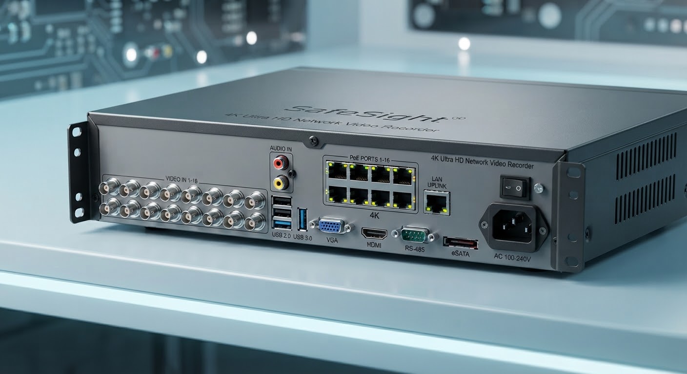 4K Ultra HD NVR — 16 Channel · 4K · PoE Ports
